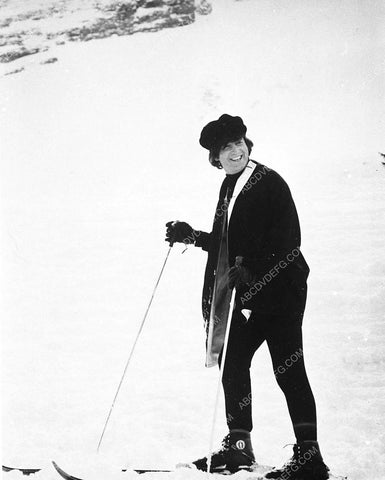 John Lennon in the snow skiing 4257-05