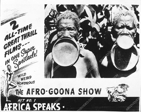 plate lip Ubangis early documentary film Africa Speaks 4279-03