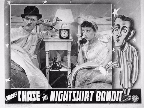 ad slick Charley Chase The Nightshirt Bandit 4303-12