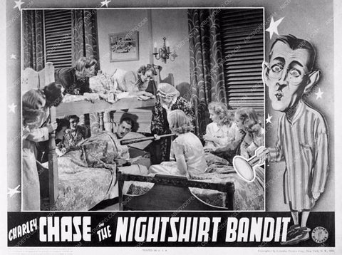 ad slick Charley Chase The Nightshirt Bandit 4303-13