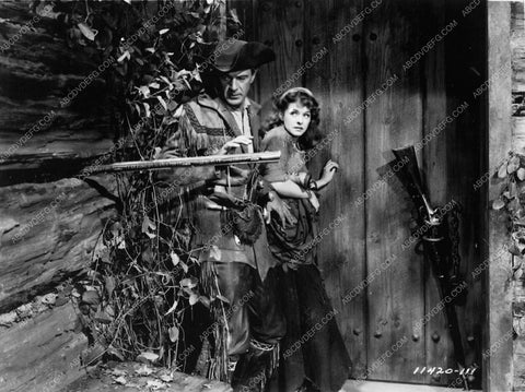 Gary Cooper Paulette Goddard film scene The Unconquered 4463-13