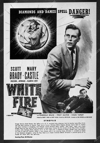 Scott Brady Mary Castle film White Fire 4469-01