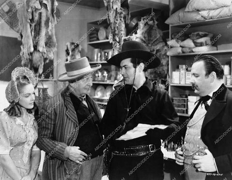 Johnny Mack Brown Louise Stanley western film scene Oregon Trail 4481-08