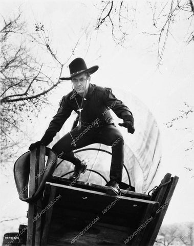 Johnny Mack Brown great action scene Oregon Trail 4481-10