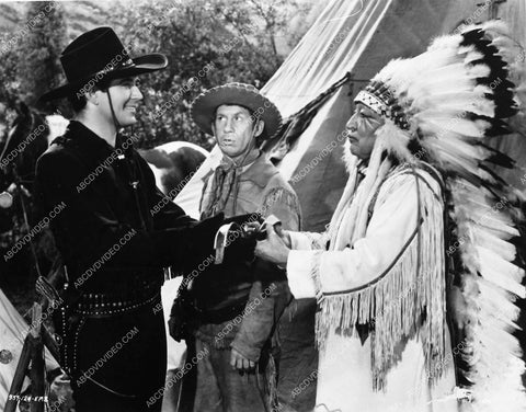 Johnny Mack Brown Fuzzy Knight Oregon Trail film scene 4481-20