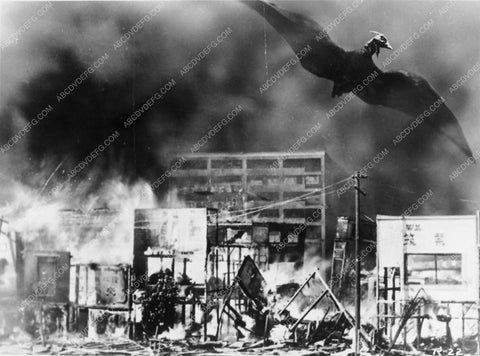 Rodan destroying the city 4529-14