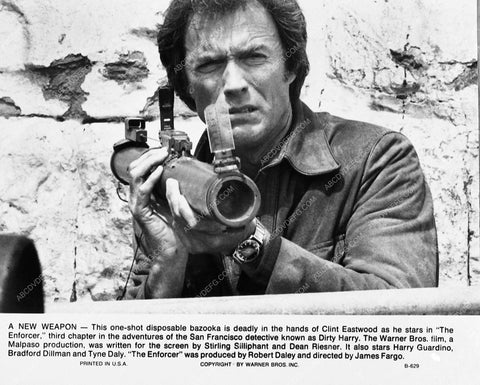 Clint Eastwood and rocket launcher film The Enforcer 4544-07