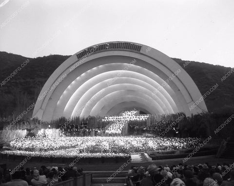 historic Los Angeles Hollywood Bowl Sunrise Service for Easter 45bx01-22