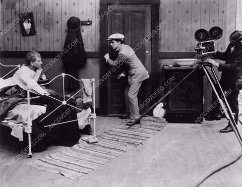 very early Charlie Chaplin silent short subject being filmed 45bx04-02