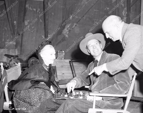 Maria Ouspenskaya Bill Elliott Herbert J. Yates at Republic Studios 45bx04-134