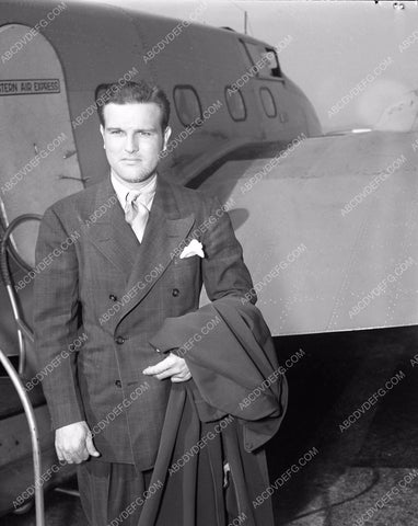 Francis Lederer goes for a plane ride 45bx07-041