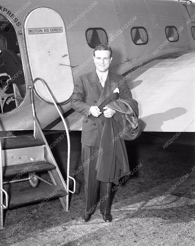Francis Lederer goes for a plane ride 45bx07-045