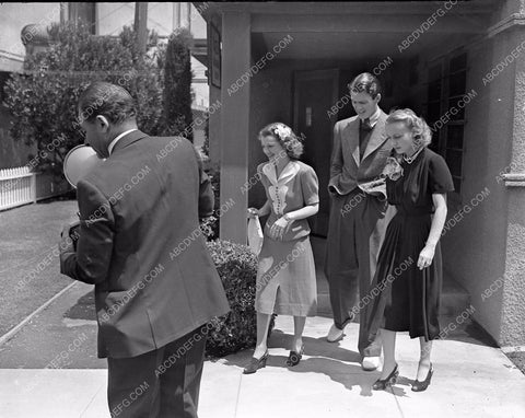 James Stewart Carole Lombard Columbia Studios backlot 45bx07-054