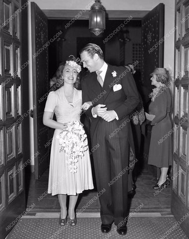 Douglas Fairbanks Jr. Mary Lee Epping Wedding Day 45bx07-081