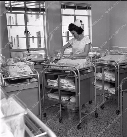 Queen of Angels Nursing School nurses attending historic LA 45bx07-101