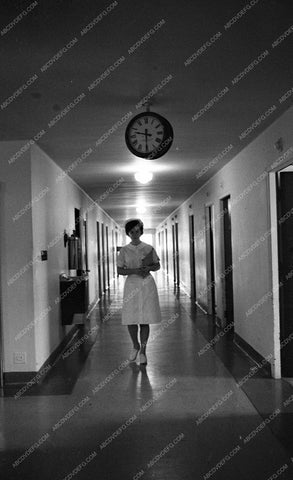 Queen of Angels Nursing School nurses attending historic LA 45bx07-148
