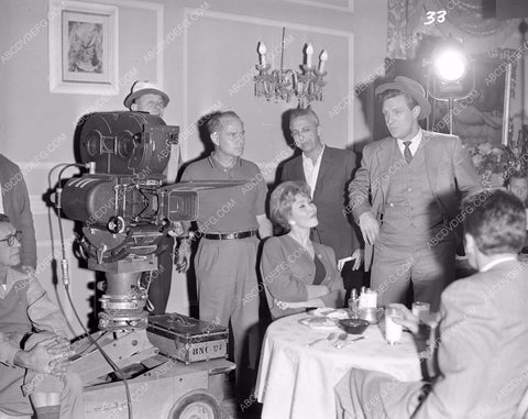 Robert Stack behind scenes Desilu sets TV show The Untouchables 45unt-95