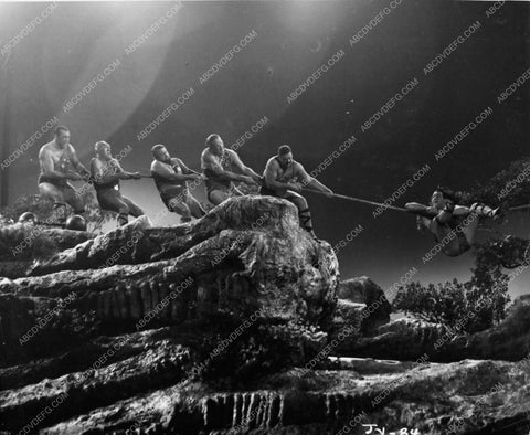 beefcake wrestlers losing tug-of-war to Mighty Joe Young 4710-22