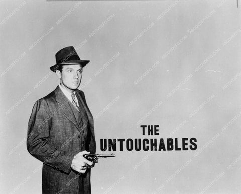 Robert Stack in cool TV The Untouchables promo photo 4896-26