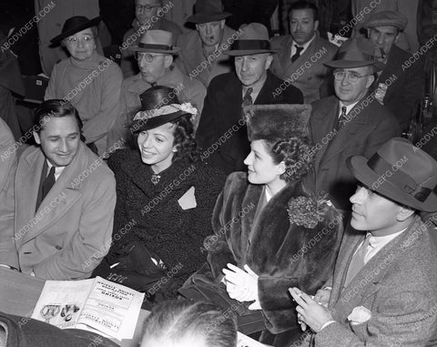 George Raft Norma Shearer Mervyn LeRoy Hollywood Legion Stadium 4b09-157