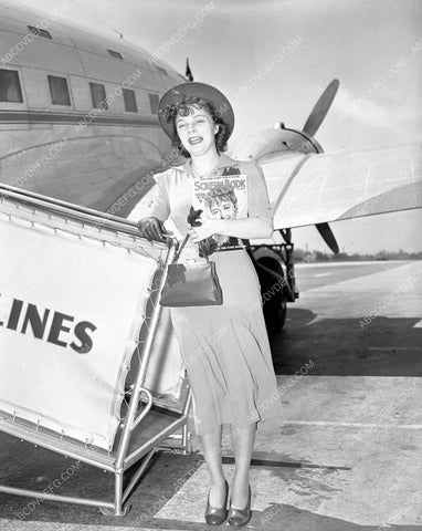 1938 aviation American Airlines contest winner Miss O'Niel 4b09-272