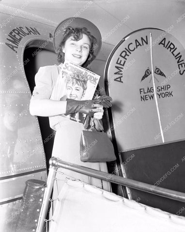 1938 aviation American Airlines contest winner Miss O'Niel 4b09-274