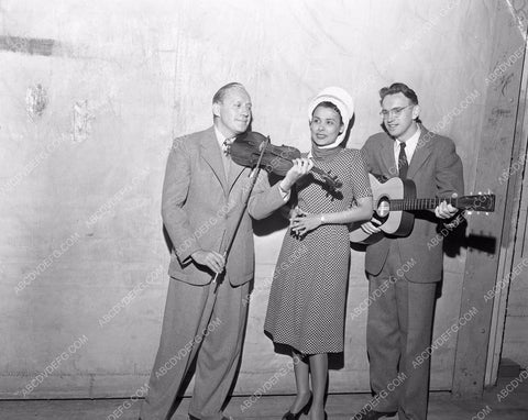 Jack Benny Don Wilson Lena Horne cast TV The Jack Benny Show 4b09-526