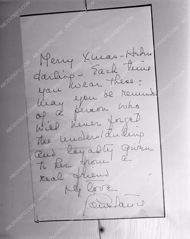 Constance Bennett Christmas letter 4b09-527
