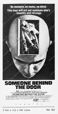 ad slick Charles Bronson Someone Behind the Door 5000-01