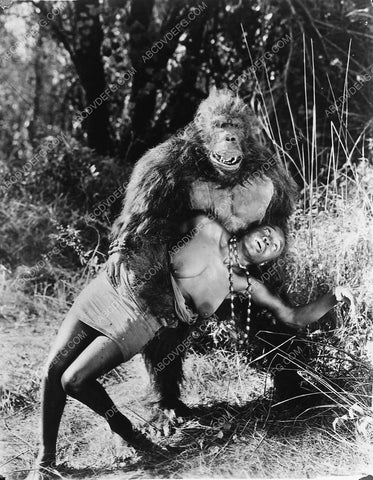 gorilla monster takes native girl horror film Ingagi 5091-29
