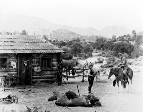 Smith Ballew and cast action scene film Western Gold 5190-03
