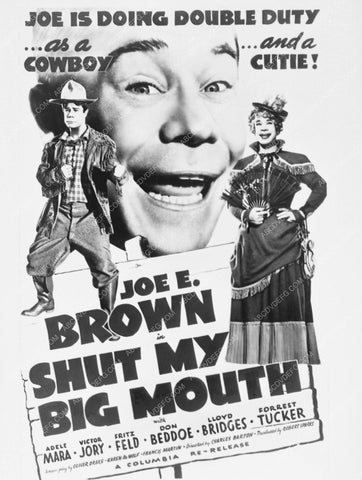 ad slick Joe E. Brown Shut My Big Mouth 5193-31