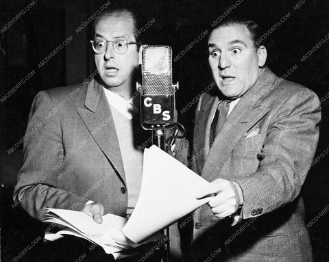 Phil Silvers & William Bendix CBS Radio Microphone 5310-04