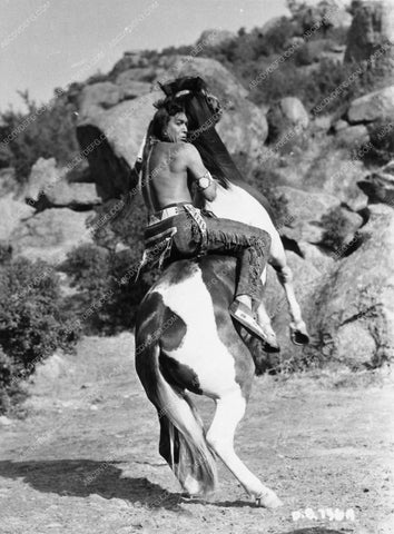 Anthony Quinn rears his horse in They Died with Their Boots On 5310-25