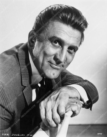 Kirk Douglas on chair portrait pose 5388-27