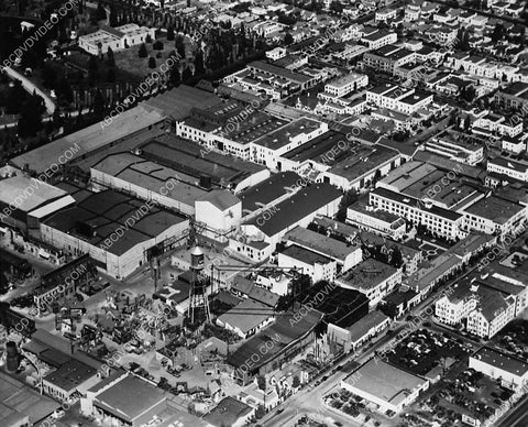 circa 1944 historic Los Angeles Hollywood Paramount Studios aerial shot 5416-16