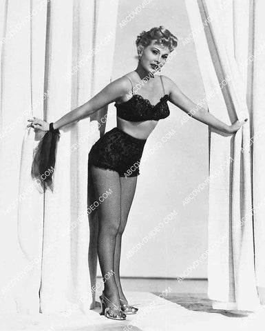 Zsa Zsa Gabor in lingerie and fishnets 5596-034