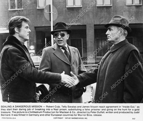 Telly Savalas Robert Culp James Mason film Inside Out 5611a-22