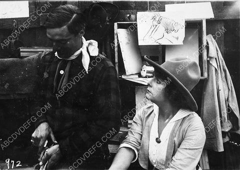 Tom Mix Kathlyn Williams silent western short Chip of the Flying U (Selig Studios) 5611a-25