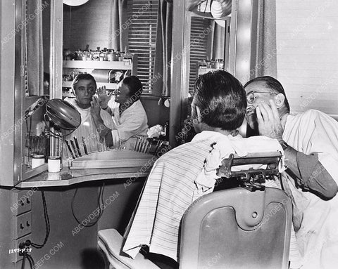 Claude Rains gets Jack Pierce makeup treatment film Phantom of the Opera 5623b-08