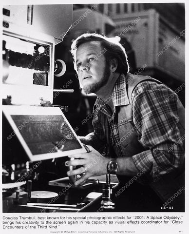 special fx Douglas Trumbull working on Close Encounters of the 3rd Kind 5756-34