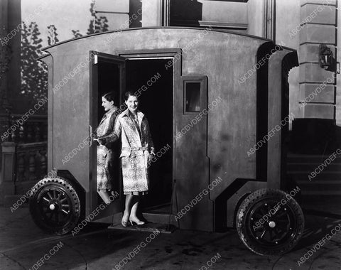 great shot Norma Shearer in her portable MGM dressing room 5765a-17