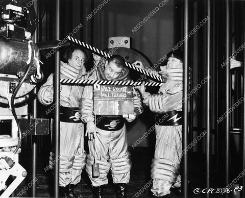 3 Stooges Moe Larry Joe DeRita film Have Rocket Will Travel 5967-32