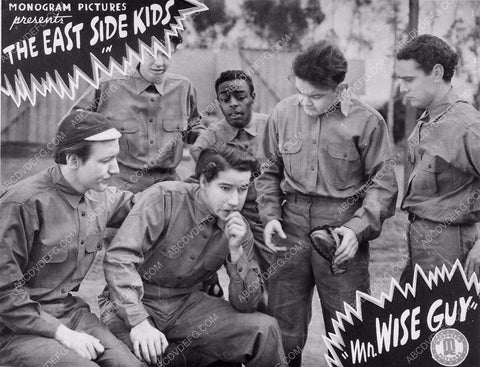 Huntz Hall Bobby Jordan Leo Gorcey East Side Kids film Mr. Wise Guy 5969-25