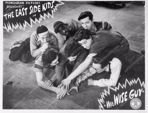 Huntz Hall Bobby Jordan Leo Gorcey East Side Kids film Mr. Wise Guy 5969-26