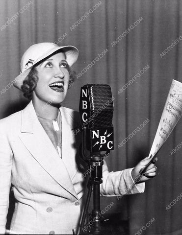 Ruth Etting does an NBC radio broadcasting 5969-35