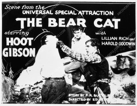 ad slick Hoot Gibson film The Bear Cat 5989-35