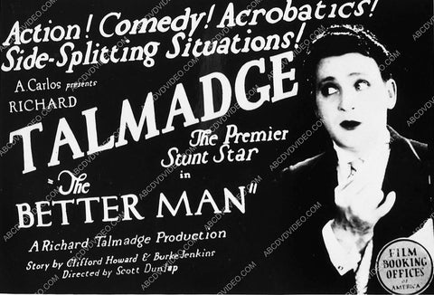 Richard Talmadge silent film The Better Man 6008-33