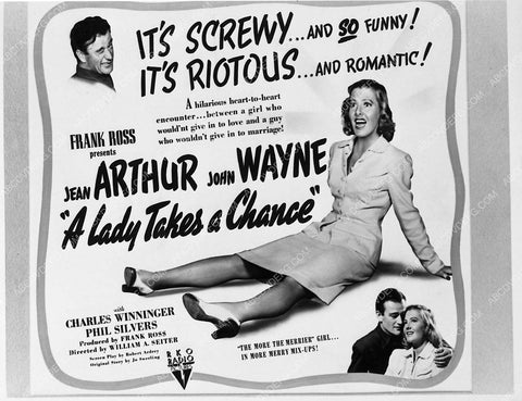 Jean Arthur John Wayne film A Lady Takes a Chance 6022-05