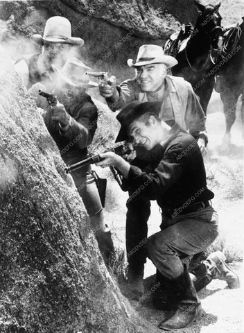 Dan Blocker Lorne Greene Bonanza TV Show 6028-06